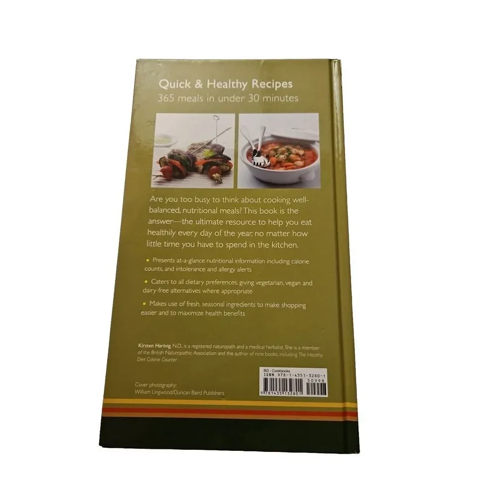 Quick & Healthy Recipes 365‎ Meals In Under 30 Minutes Kirsten Hartvig